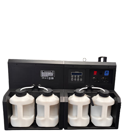 Quadruple LED bubble fogger